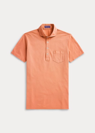 Camisa Polo Ralph Lauren Hombre Naranjas - Washed Piqué - DPGWS1408